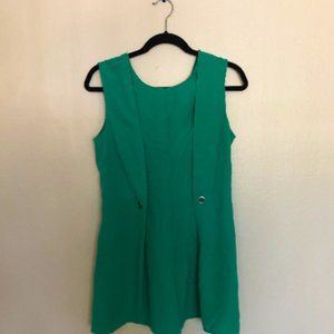 BeBop Green Sleeveless Romper Size Medium
